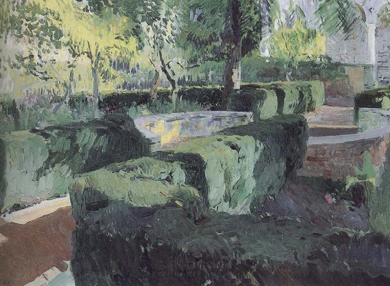 Joaquin Sorolla V Garden Spain oil painting art